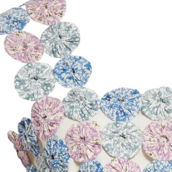 SEA ‘IDA‘ PRINT YO YO CROCHET CROPPED TANK XS 460$ - Picture 4 of 9